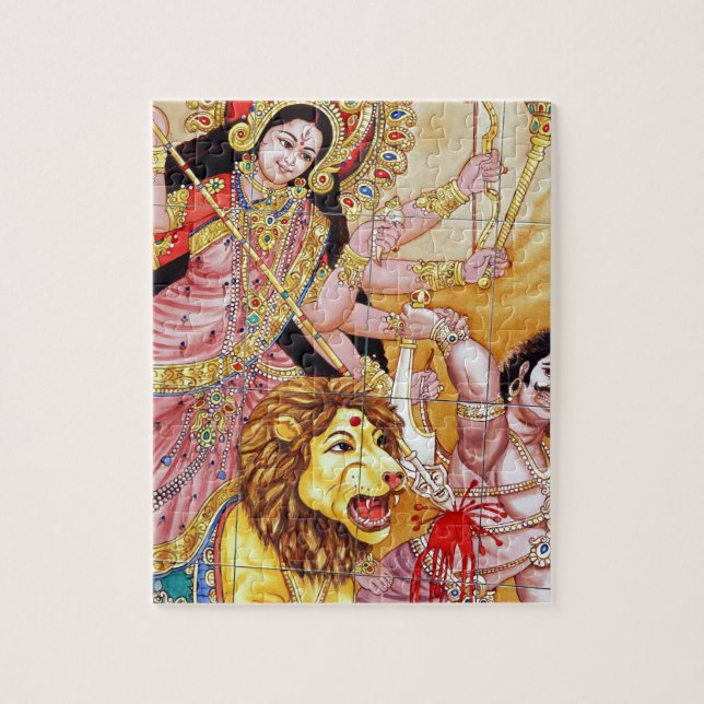Gods and deities Hindu temple Jigsaw Puzzle (Vertical)