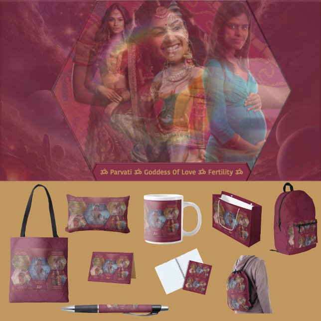 “Gods and Goddess Of Air” Gift Bag (Get the full “Gods + Goddesses Of Air” collection at:  https://bit.ly/OurAncestorsZazzle
)