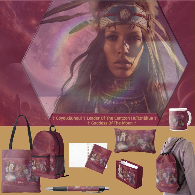 “Gods and Goddess Of Ether”  Notebook (Get the full “Gods + Goddesses Of Ether” collection at: https://bit.ly/OurAncestorsZazzle)