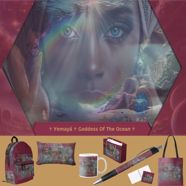 Gods and Goddess Of Water Planner (Get the full “Gods + Goddesses Of Water” collection: https://bit.ly/OurAncestorsZazzle.)