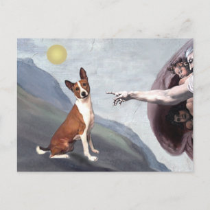 God's Basenji Postcard