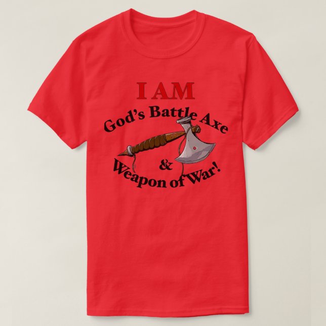 Gods Battle Axe and Weapon of War Dry Classic TShi T-Shirt (Design Front)