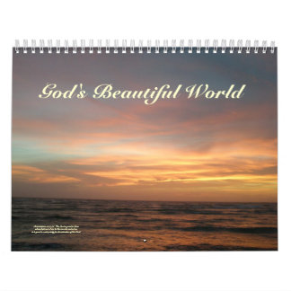 God's Beautiful World #1 Calendar