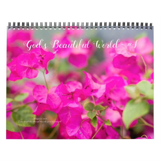 God's Beautiful World #4 Calendar (Cover)