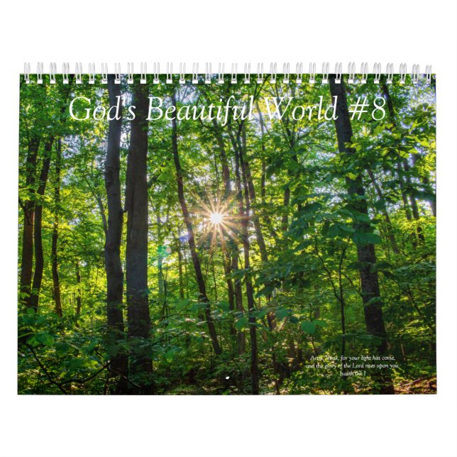 God's Beautiful World #8 Calendar (Cover)