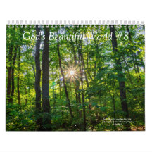 God's Beautiful World #8 Calendar
