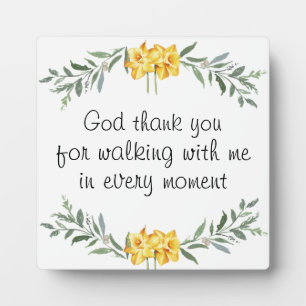 God's blessings wooden sign plaque