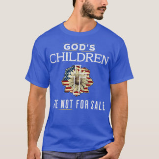 Gods Children Are Not For Sale Family Awareness Sa T-Shirt