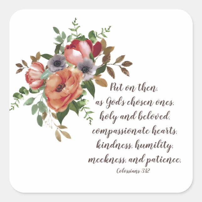 God's chosen ones sticker (Front)