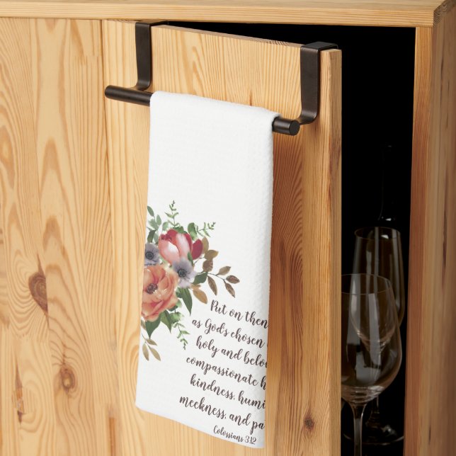 God's chosen ones  tea towel (Thirds Fold)