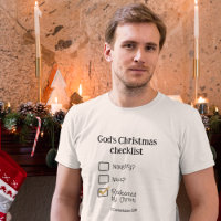 GOD'S CHRISTMAS CHECKLIST Christian Men's