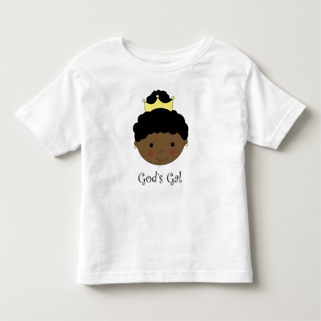 God's Ethiopian Gal Toddler T-Shirt (Front)