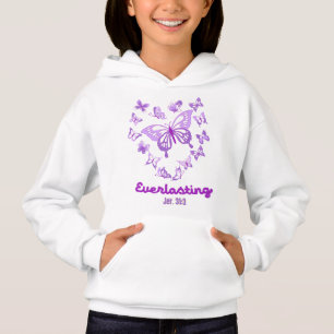 God's everlasting love purple butterflies Jer 31:3