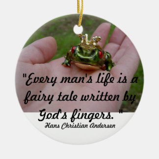 God's fairy tale ceramic ornament