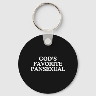 Gods Favourite Panual Funny Lgbtq Gay Pride Meme Key Ring