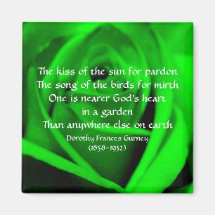 God's Garden Poem - magnet