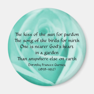 God's Garden Poem - magnet