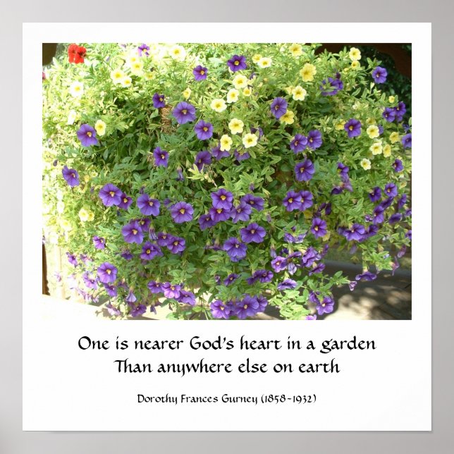 God's Garden (poem) - poster / print (Front)