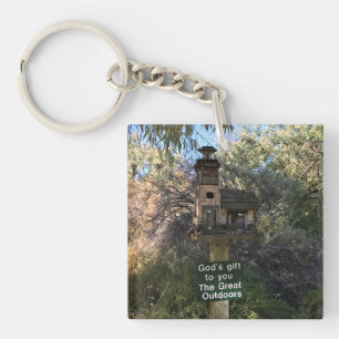 God's Gift, Great Outdoors, Funny Sign Key Ring