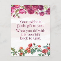 Gods Gift Is Your Talent Pretty Red Purple Roses