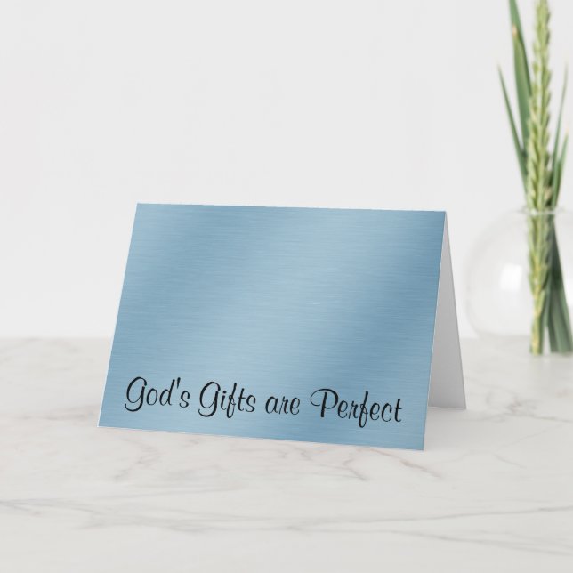 God's gifts are good and perfect James 1:17 Holiday Card (Front)