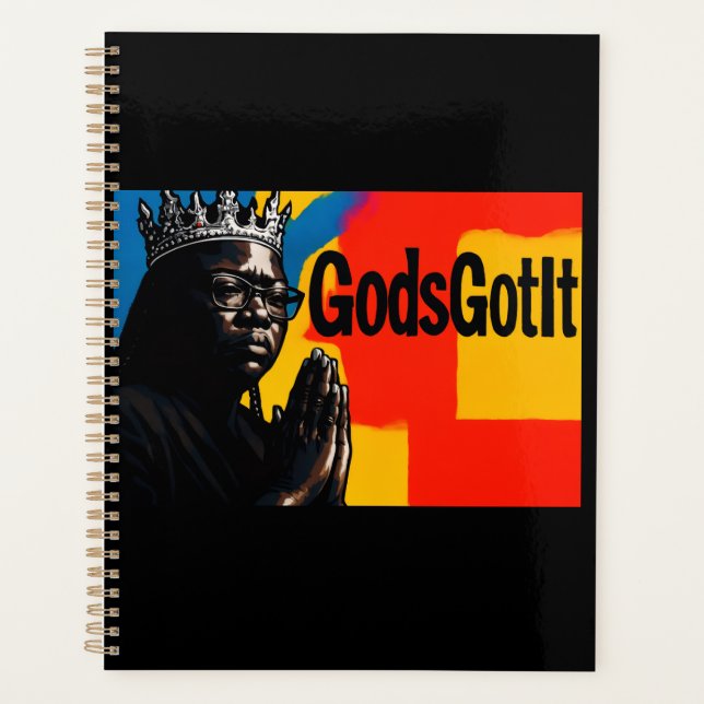 Gods Got It Notebook Journal Planner (Front)