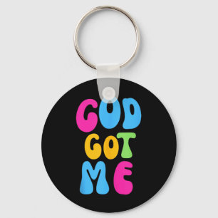 Gods Got Me Christian Quote Scripture Shirt Tank T Key Ring