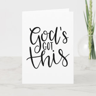 God's got this card