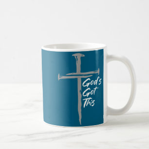 God's Got This Christian Cross Faith Motivation Coffee Mug