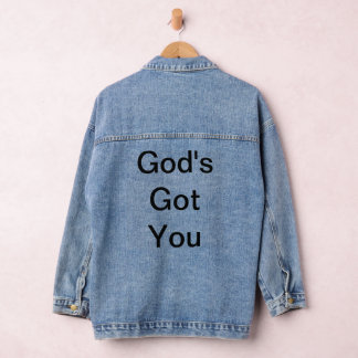 God's Got You Denim Jacket