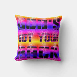 God's Got Your Back Sunrise to Sunset Throw Pillow