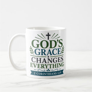 Gods Grace Changes Everything Classic Christian Coffee Mug