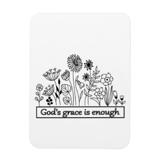 Gods grace is enough magnet