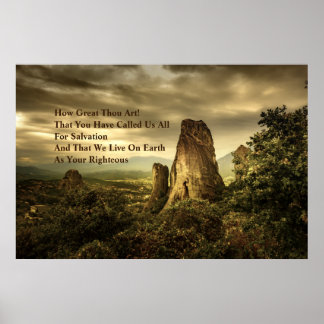 "God's Greatest Miracle Is Salvation" Prophetic Poster