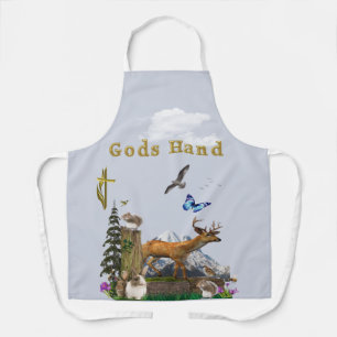 Gods hand  apron