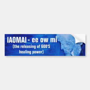 GOD'S HEALING BUMPER STICKER