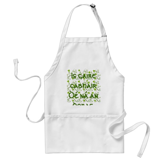 God's Help Is Nearer Than the Door Standard Apron (Front)