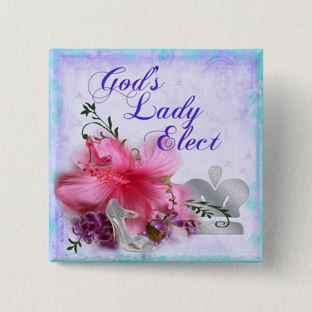 God's Lady Elect Pin (Front)