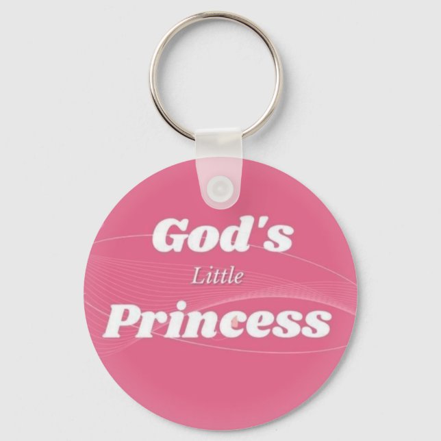 God's little princess key chain (Front)