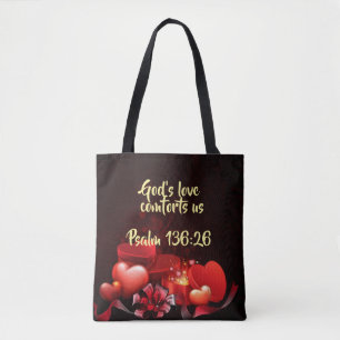 God's Love  All-Over-Print Tote Bag, Medium