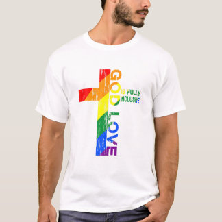 God's Love Is Fully Inclusive Christian Jesus LGBT T-Shirt