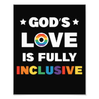 God's Love Is Fully Inclusive Gay LGBT Pride Month