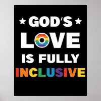 God's Love Is Fully Inclusive Gay LGBT Pride Month