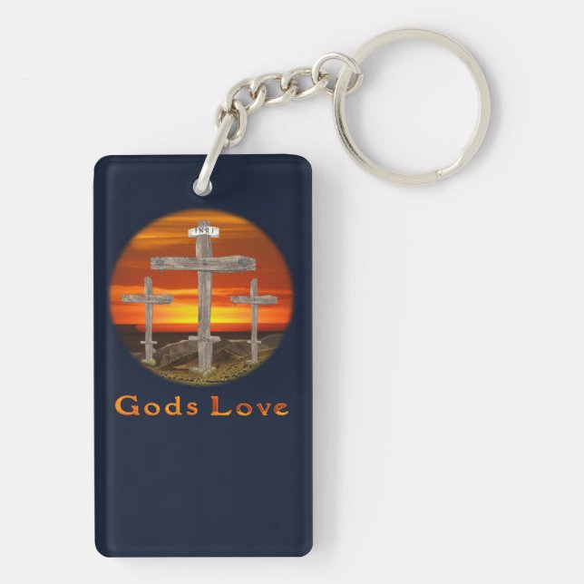 Gods Love Key Ring (Back)