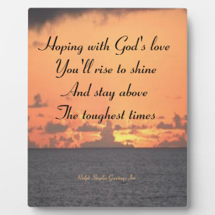 God's love plaque