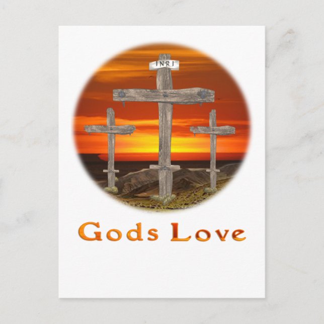 Gods Love Postcard (Front)