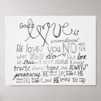 God's Love Poster