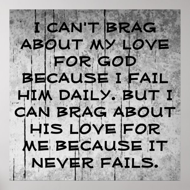 God's Love Poster (Front)