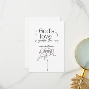 God's Love Thank You Card