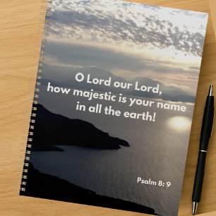 God's Majestic Name Psalm 8 Bible Verse Planner